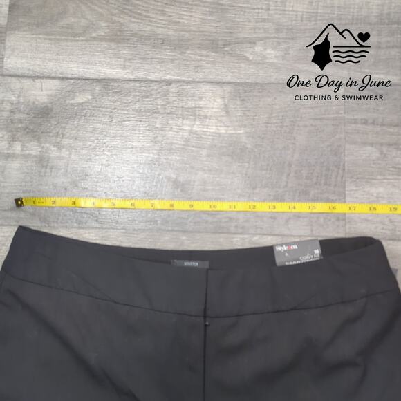 Style & Co Curvy Fit Tummy Control Trouser Pants Size 16 - Picture 3 of 6